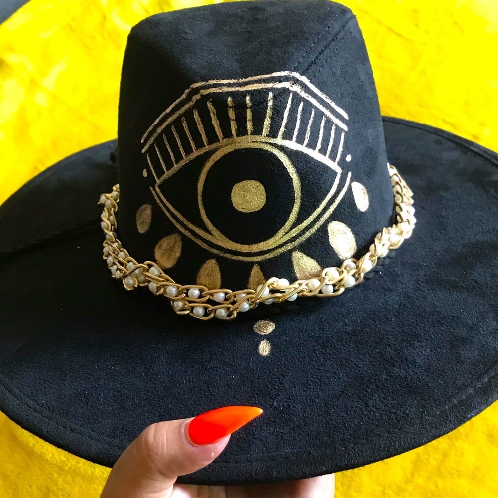 Hand painted Fedora